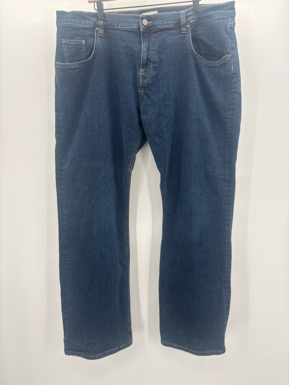 Tecovas Men’s Standard Straight-Leg Dark Navy Jeans Size 42x32
